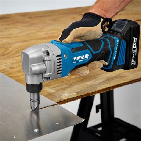 sheet metal nibbler drill attachment harbor freight|nibbler attachment for cordless drill.